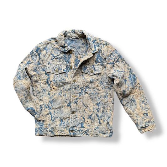 Washed Bloom Denim Jacket
