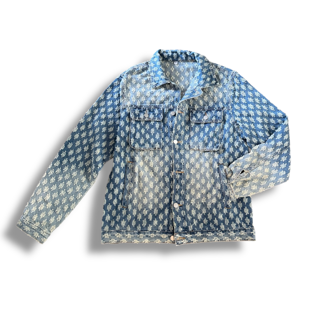 Printed Denim Jacket